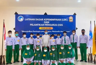 Latihan Dasar dan Kepemimpinan LDK dan Pelantikan Pengurus OSIS Periode 20212022