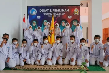 Debat dan Pemilihan Ketua dan Wakil Ketua OSIS SMP Islam Al Azhar 50 Sragen Masa Bakti 20212022